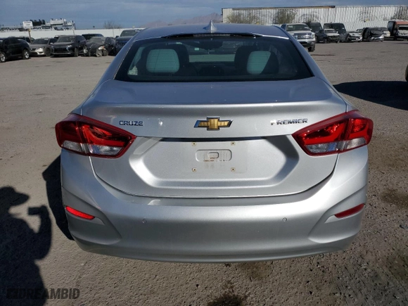 2019 Chevrolet Cruze Premier with VIN 1G1BF5SM1K7130313, listed as a Copart auction lot 86782624 with 38,494 mi miles and Salvage Title. Bid and sale history available at carsss.com. Image 6.