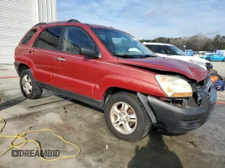 2005 Kia Sportage LX with VIN KNDJF723257122120, listed as a Copart auction lot 43386055 with 191,082 mi miles and Salvage Title. Bid and sale history available at carsss.com. Image 4.