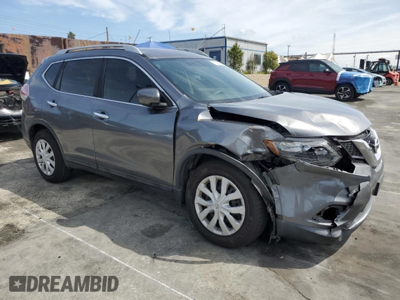 2016 Nissan Rogue S with VIN 5N1AT2MN5GC863572, listed as a Copart auction lot 51248005 with 71,089 mi miles and Salvage Title. Bid and sale history available at DreamBid. Image 4.