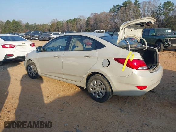 2016 Hyundai Accent SE with VIN KMHCT4AE9GU058628, listed as a IAAI auction lot 41794870 with 111,970 mi miles and . Bid and sale history available at DreamBid. Image 3.