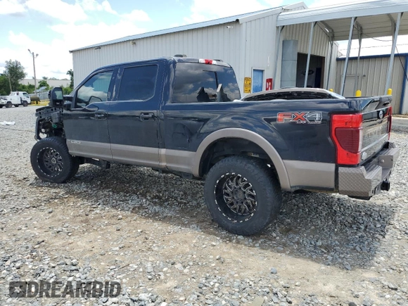 2020 Ford F-350 XL with VIN 1FT8W3BT5LEE35808, listed as a Copart auction lot 59862375 with 157,198 mi miles and Salvage title. Bid and sale history available at DreamBid. Image 2.