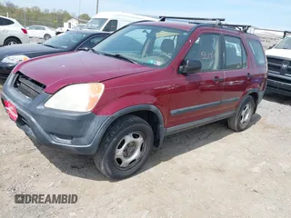 2004 Honda CR-V LX with VIN SHSRD68474U203411, listed as a IAAI auction lot 42125517 with 185,000 mi miles and . Bid and sale history available at carsss.com. Image 2.