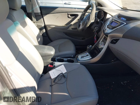 2012 Hyundai Elantra Limited with VIN KMHDH4AEXCU308006, listed as a IAAI auction lot 41440092 with 65,732 mi miles. Bid and sale history available at carsss.com. Image 5.