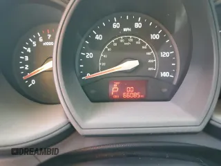 2015 Kia Rio LX with VIN KNADM4A3XF6436038, listed as a Copart auction lot 85834574 with 66,085 mi miles and Salvage Title. Bid and sale history available at carsss.com. Image 9.