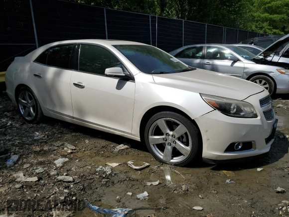 2013 Chevrolet Malibu LTZ with VIN 1G11J5SX6DF340547, listed as a Copart auction lot 54652025 with 132,308 mi miles and Non Repairable. Bid and sale history available at DreamBid. Image 4.