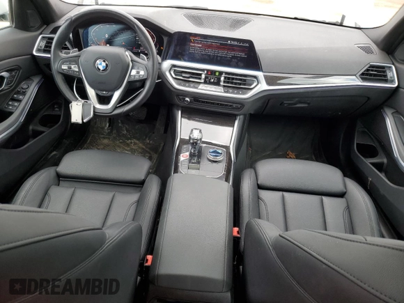 2019 BMW 3 Series 330i xDrive with VIN 3MW5R7J52K8A26569, listed as a Copart auction lot 46864745 with 46,729 mi miles and Salvage Title. Bid and sale history available at DreamBid. Image 8.