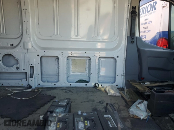 2015 Ford Transit with VIN 1FTSW2XG7FKA57802, listed as a Copart auction lot 74132384 with Not Provided miles and Salvage Title. Bid and sale history available at DreamBid. Image 11.