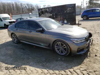 2016 BMW 7 Series 750i xDrive with VIN WBA7F2C58GG415596, listed as a Copart auction lot 40374203 with 91,226 mi miles. Bid and sale history available at carsss.com. Image 4.