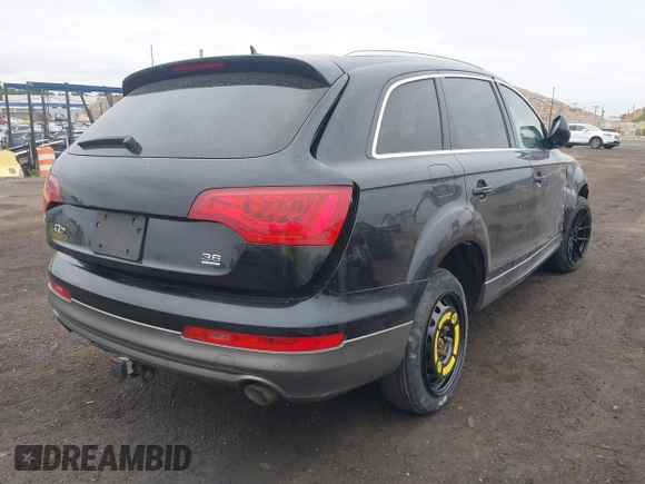 2010 Audi Q7 Premium Plus with VIN WA1LYAFE6AD007439, listed as a IAAI auction lot 42570983 with 96,542 mi miles and . Bid and sale history available at DreamBid. Image 4.