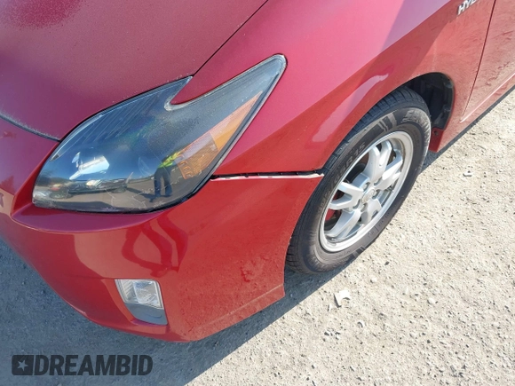 2010 Toyota Prius II with VIN JTDKN3DU4A0038339, listed as a IAAI auction lot 42104873 with 122,984 mi miles. Bid and sale history available at carsss.com. Image 6.