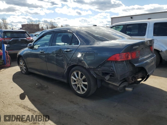 2007 Acura TSX Navi with VIN JH4CL96997C014372, listed as a Copart auction lot 48029165 with 216,550 mi miles and Salvage title. Bid and sale history available at DreamBid. Image 2.