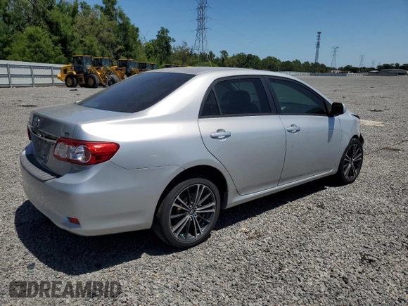 2011 Toyota Corolla L with VIN JTDBU4EE0BJ093074, listed as a Copart auction lot 53668415 with 100,817 mi miles and Salvage Title. Bid and sale history available at carsss.com. Image 3.