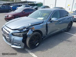 2014 Infiniti Q50 Premium with VIN JN1BV7AR4EM683128, listed as a IAAI auction lot 42020242 with 127,003 mi miles. Bid and sale history available at carsss.com. Image 18.