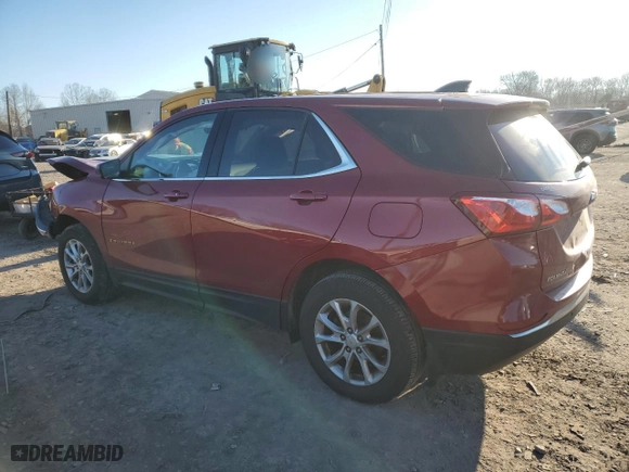 2020 Chevrolet Equinox LT with VIN 2GNAXUEV5L6267875, listed as a Copart auction lot 87297164 with 49,093 mi miles and Salvage Title. Bid and sale history available at carsss.com. Image 2.