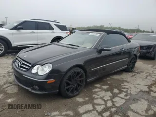2004 Mercedes-Benz CLK 500 with VIN WDBTK75G14T010514, listed as a Copart auction lot 59846195 with 160,768 mi miles and Salvage title. Bid and sale history available at DreamBid. Image 1.