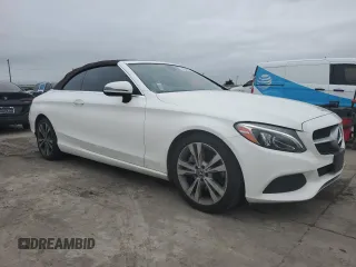 2017 Mercedes-Benz C with VIN WDDWK4KB7HF521578, listed as a Copart auction lot 51968565 with 130,796 mi miles and Clean Title. Bid and sale history available at carsss.com. Image 4.
