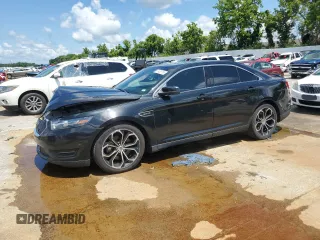 2013 Ford Taurus SHO with VIN 1FAHP2KT9DG104880, listed as a Copart auction lot 63429755 with 168,995 mi miles and Salvage title. Bid and sale history available at DreamBid. Image 1.