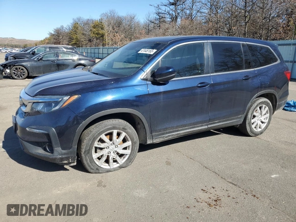 2019 Honda Pilot LX with VIN 5FNYF5H1XKB026833, listed as a Copart auction lot 47448165 with 92,370 mi miles and Clean Title. Bid and sale history available at DreamBid. Image 1.