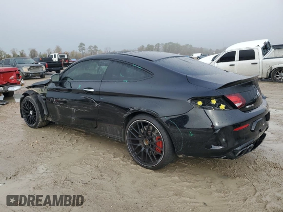 2019 Mercedes-Benz C 63 S AMG with VIN WDDWJ8HB5KF871493, listed as a Copart auction lot 85534294 with 23,205 mi miles and Salvage title. Bid and sale history available at DreamBid. Image 2.