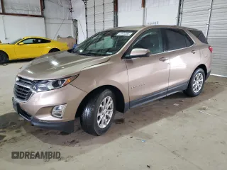 2018 Chevrolet Equinox LT with VIN 3GNAXJEV3JL274122, listed as a Copart auction lot 47974365 with 53,314 mi miles and Salvage Title. Bid and sale history available at carsss.com. Image 1.