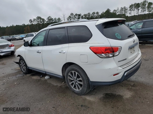 2013 Nissan Pathfinder SV with VIN 5N1AR2MN9DC648061, listed as a Copart auction lot 84708404 with 155,369 mi miles and Salvage Title. Bid and sale history available at carsss.com. Image 2.