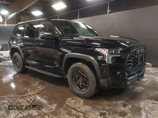 2024 Toyota Sequoia SR5 with VIN 7SVAAABA8RX046456, listed as a IAAI auction lot 41504954 with 3,784 mi miles. Bid and sale history available at carsss.com. Image 1.