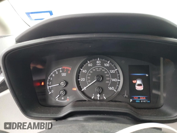 2021 Toyota Corolla L with VIN 5YFDPMAE2MP200095, listed as a Copart auction lot 51287355 with 61,471 mi miles and Salvage Title. Bid and sale history available at DreamBid. Image 9.