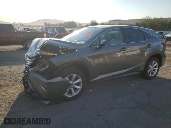 2017 Lexus RX with VIN 2T2ZZMCA0HC074881, listed as a Copart auction lot 74817714 with 70,744 mi miles and Salvage Title. Bid and sale history available at carsss.com. Image 1.