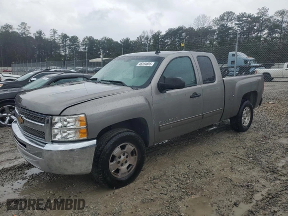 2013 Chevrolet Silverado 1500 LT with VIN 1GCRCSE07DZ185751, listed as a Copart auction lot 48394685 with 197,379 mi miles and Salvage Title. Bid and sale history available at DreamBid. Image 1.