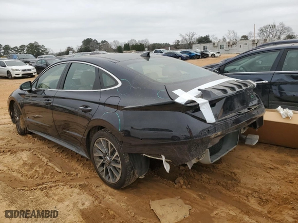 2023 Hyundai Sonata Limited with VIN KMHL34J23PA338097, listed as a Copart auction lot 42742305 with 20,630 mi miles and Salvage Title. Bid and sale history available at carsss.com. Image 2.