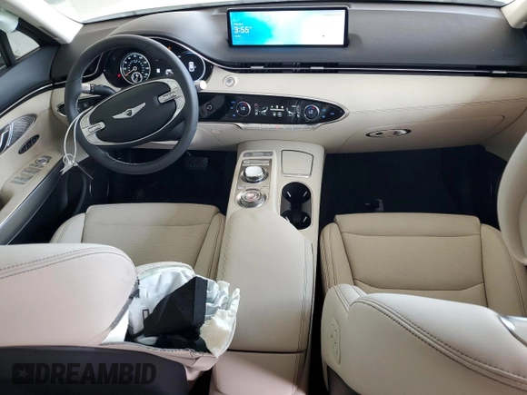 2025 Genesis GV70 2.5T with VIN 5NMMADTBXSH035022, listed as a Copart auction lot 51664685 with 1,015 mi miles and Salvage title. Bid and sale history available at DreamBid. Image 8.