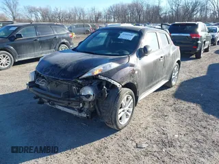 2014 Nissan Juke S with VIN JN8AF5MV4ET362011, listed as a IAAI auction lot 41452540 with 75,384 mi miles. Bid and sale history available at carsss.com. Image 2.