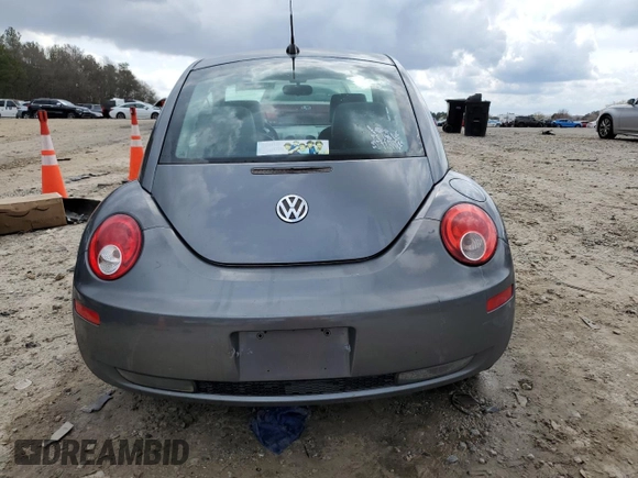 2007 Volkswagen Beetle with VIN 3VWPW31CX7M504745, listed as a Copart auction lot 48799535 with 128,267 mi miles and Salvage Title. Bid and sale history available at DreamBid. Image 6.