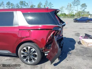 2024 Kia Carnival EX with VIN KNDNC5H37R6390534, listed as a IAAI auction lot 41889647 with 19,739 mi miles. Bid and sale history available at carsss.com. Image 6.