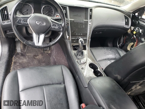 2019 Infiniti Q50 Luxe with VIN JN1EV7AR2KM558377, listed as a Copart auction lot 78653744 with 133,762 mi miles and Salvage Title. Bid and sale history available at DreamBid. Image 8.