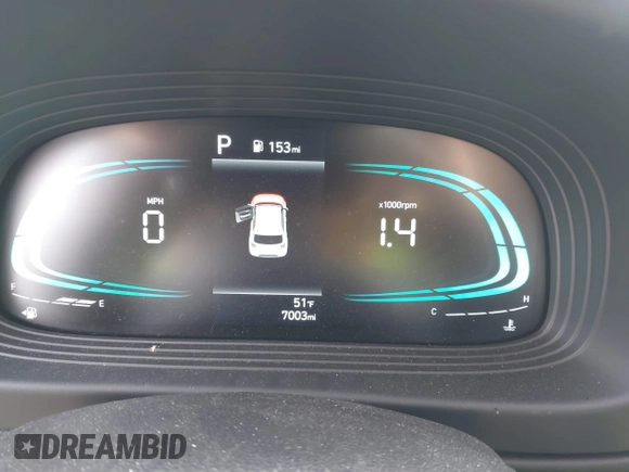 2023 Hyundai Venue Limited with VIN KMHRC8A38PU272882, listed as a IAAI auction lot 41752488 with 7,003 mi miles and . Bid and sale history available at DreamBid. Image 7.