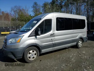 2017 Ford Transit Passenger XL with VIN 1FBAX2CG0HKA41933, listed as a Copart auction lot 51337385 with 193,654 mi miles and Clean Title. Bid and sale history available at carsss.com. Image 1.