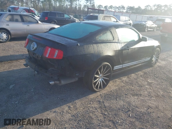 2011 Ford Mustang V6 with VIN 1ZVBP8AM6B5160195, listed as a IAAI auction lot 41803594 with 146,244 mi miles and . Bid and sale history available at carsss.com. Image 4.