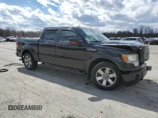 2010 Ford F-150 XL with VIN 1FTFW1CV0AKE33166, listed as a Copart auction lot 50137315 with 234,532 mi miles and Salvage Title. Bid and sale history available at carsss.com. Image 4.