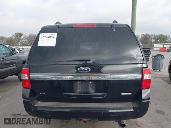 2016 Ford Expedition EL XLT with VIN 1FMJK1HT6GEF42943, listed as a IAAI auction lot 41798854 with 85,986 mi miles. Bid and sale history available at carsss.com. Image 16.