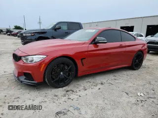 2015 BMW 4 Series 435i with VIN WBA3R1C52FK193827, listed as a Copart auction lot 64019715 with 111,582 mi miles and Salvage title. Bid and sale history available at DreamBid. Image 1.