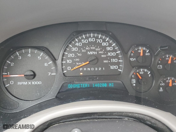 2007 Chevrolet TrailBlazer LS with VIN 1GNDT13S272300253, listed as a Copart auction lot 49267714 with 140,200 mi miles and Salvage Title. Bid and sale history available at carsss.com. Image 9.