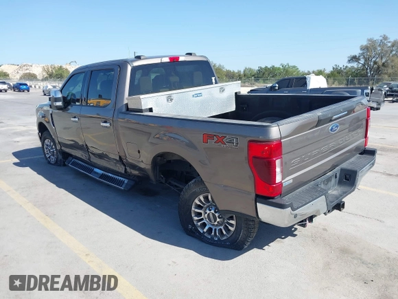 2020 Ford F-250 XL with VIN 1FT7W2B62LEE05827, listed as a IAAI auction lot 41816519 with 128,457 mi miles and . Bid and sale history available at DreamBid. Image 3.