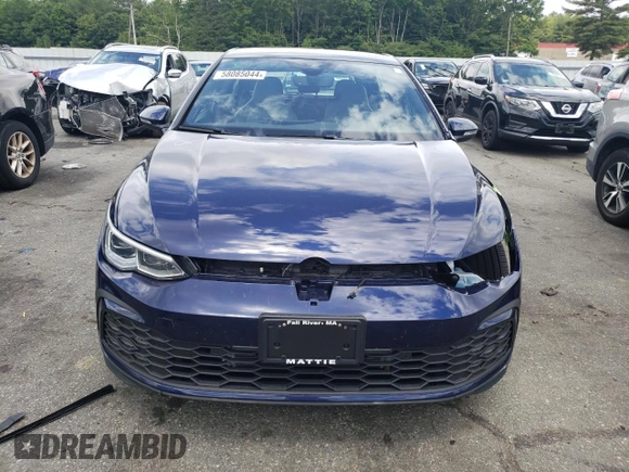 2022 Volkswagen Golf GTI SE with VIN WVW487CD1NW136319, listed as a Copart auction lot 58085044 with 11,856 mi miles and Salvage Title. Bid and sale history available at carsss.com. Image 5.