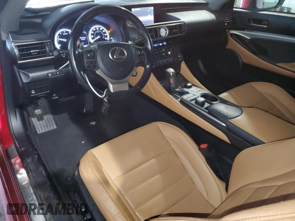 2016 Lexus RC 300 F Sport z VIN JTHSM5BC9G5000186, wystawiony jako Copart lot #82590984 z przebiegiem 100 601 mil mil oraz Szkoda całkowita • Salvage title. Historia ofert i sprzedaży dostępna na DreamBid. Obrazek 8.