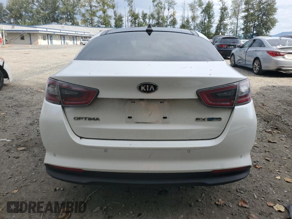 2016 Kia Optima Hybrid EX with VIN KNAGN4AD3G5093163, listed as a Copart auction lot 66042574 with 51,138 mi miles and Salvage Title. Bid and sale history available at carsss.com. Image 6.
