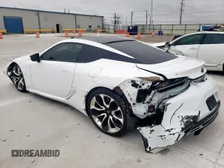 2021 Lexus LC 500h with VIN JTHBP5AY8MA104403, listed as a Copart auction lot 59272235 with 14,425 mi miles and Salvage title. Bid and sale history available at DreamBid. Image 2.