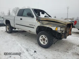 2001 Dodge Ram 2500 with VIN 3B7KF23Z81G772708, listed as a Copart auction lot 86132184 with 0 mi miles and Clean Title. Bid and sale history available at carsss.com. Image 4.