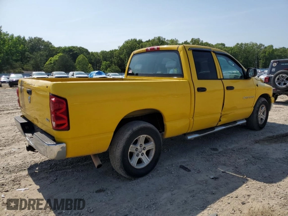 2007 Dodge 1500 SLT z VIN 1D7HA18P37S273039, wystawiony jako Copart lot #58446045 z przebiegiem 276 963 mil mil oraz Czysty tytuł • Clean title. Historia ofert i sprzedaży dostępna na DreamBid. Obrazek 3.