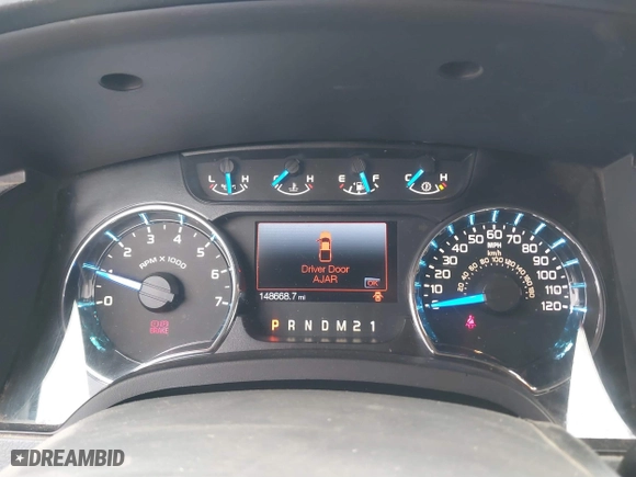 2013 Ford F-150 XL with VIN 1FTEW1CM9DKE10279, listed as a IAAI auction lot 41315691 with 148,668 mi miles. Bid and sale history available at carsss.com. Image 7.